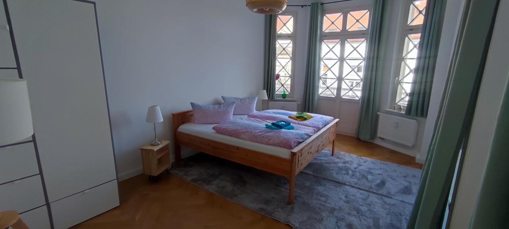 Schoene Ferienwohnung Mit Zwei Schlafzimmern Quedlinburg Dış mekan fotoğraf